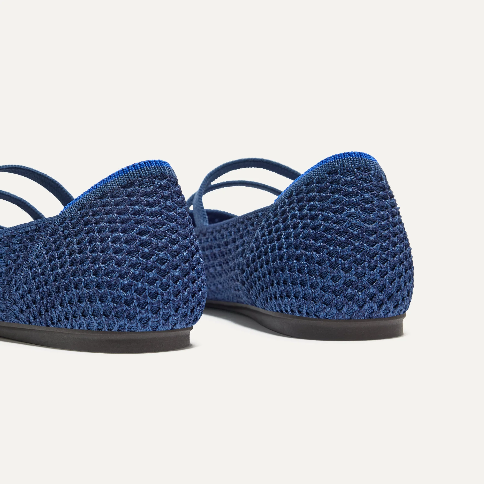 The Double Buckle Mary Jane - Blue Mesh - Image 5