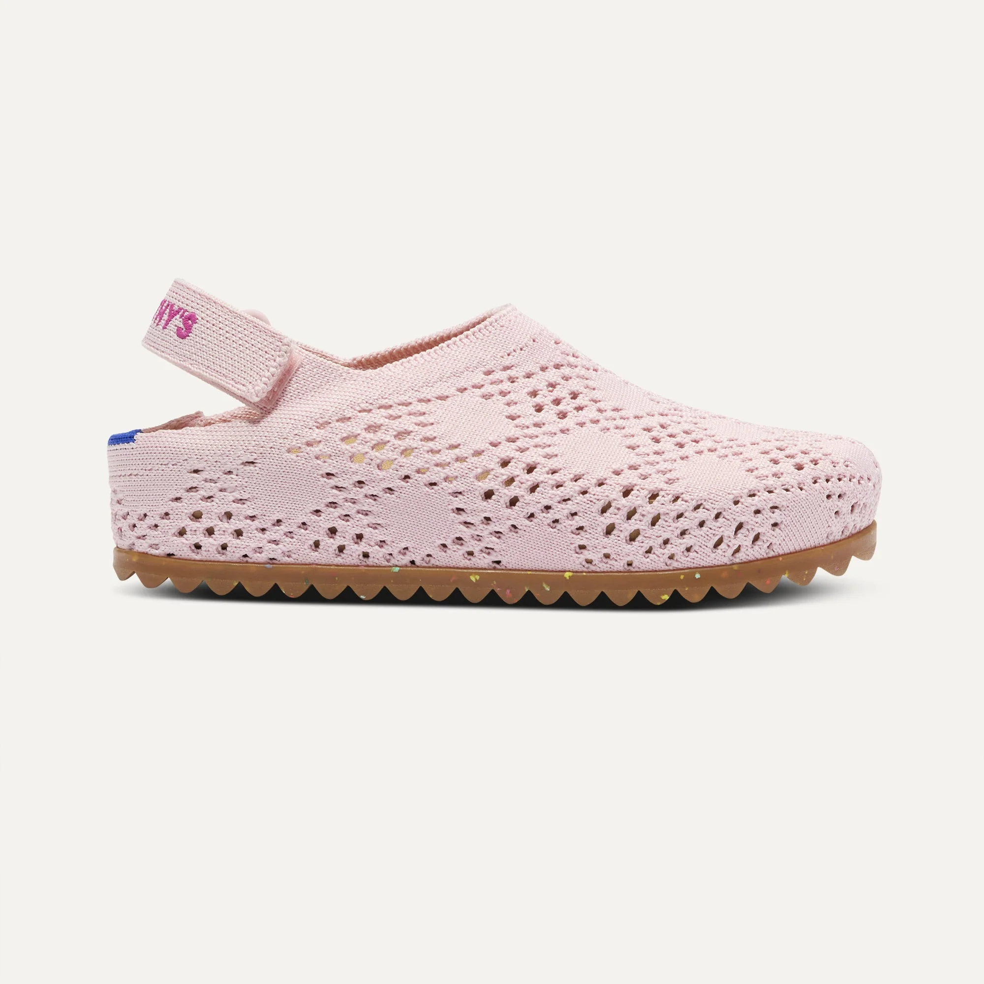 The Kids Clog - Pink Crochet - Image 6