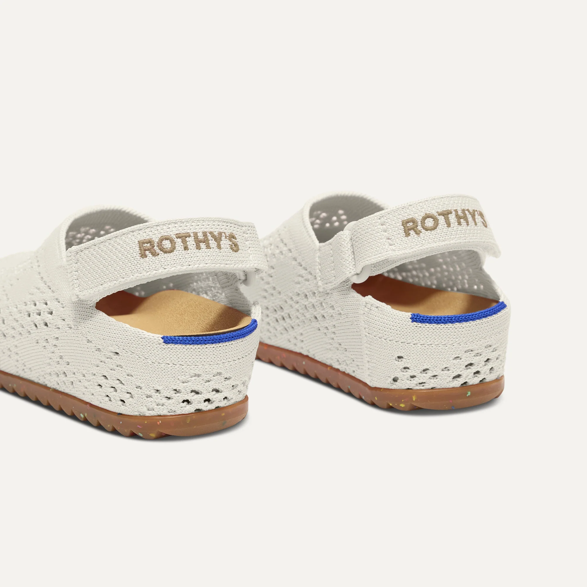 The Kids Clog - White Crochet - Image 4