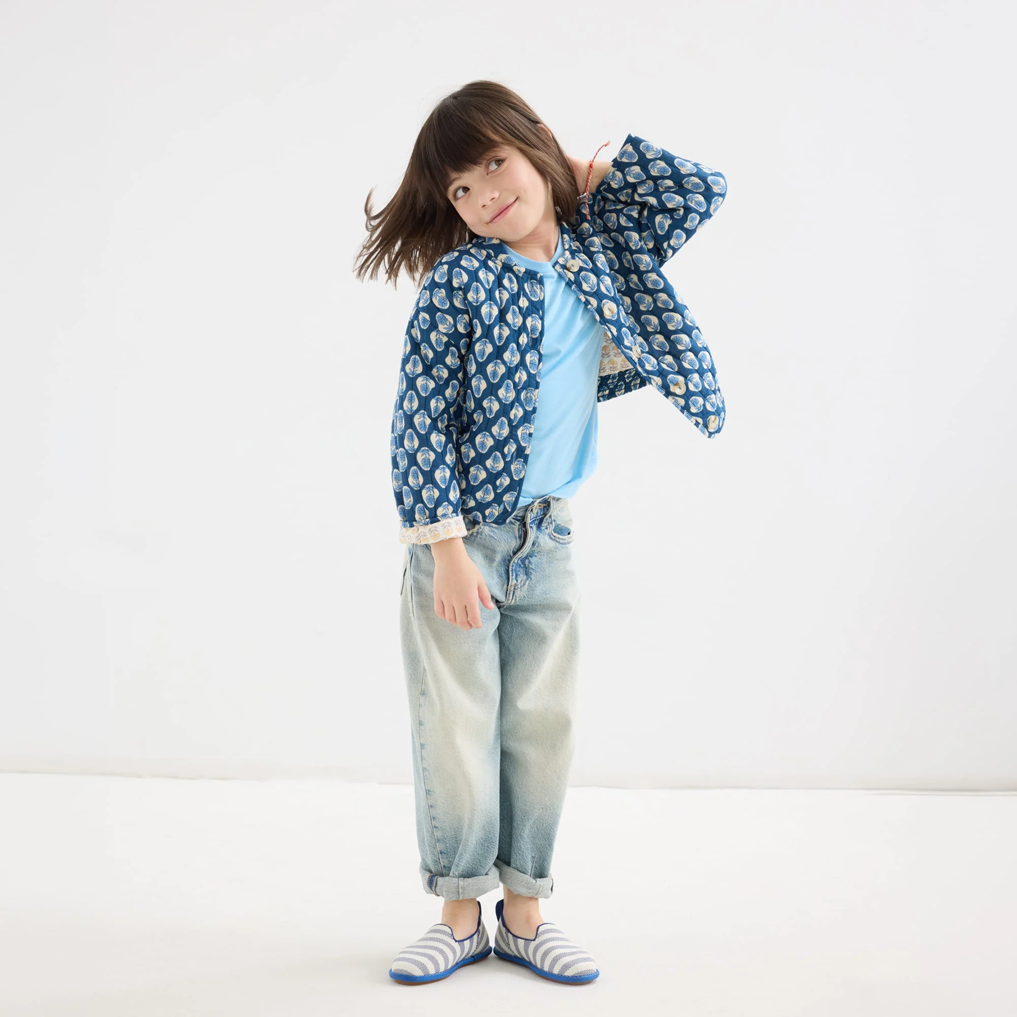 The Mini Loafer (for Kids) - Harbor Stripe - Image 3
