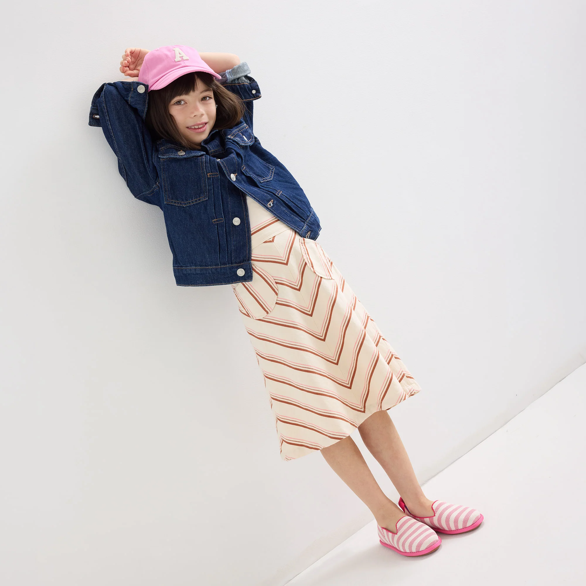 The Mini Loafer (for Kids) - Sorbet Stripe - Image 3
