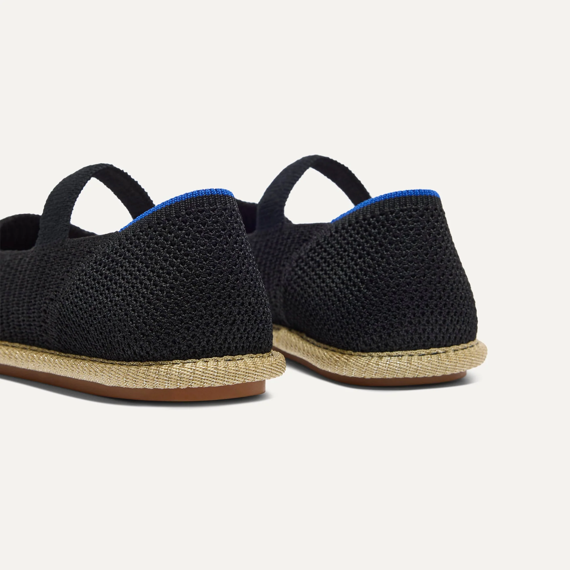The Mini Mary Jane (for Kids) - Black Raffia-Knit - Image 4
