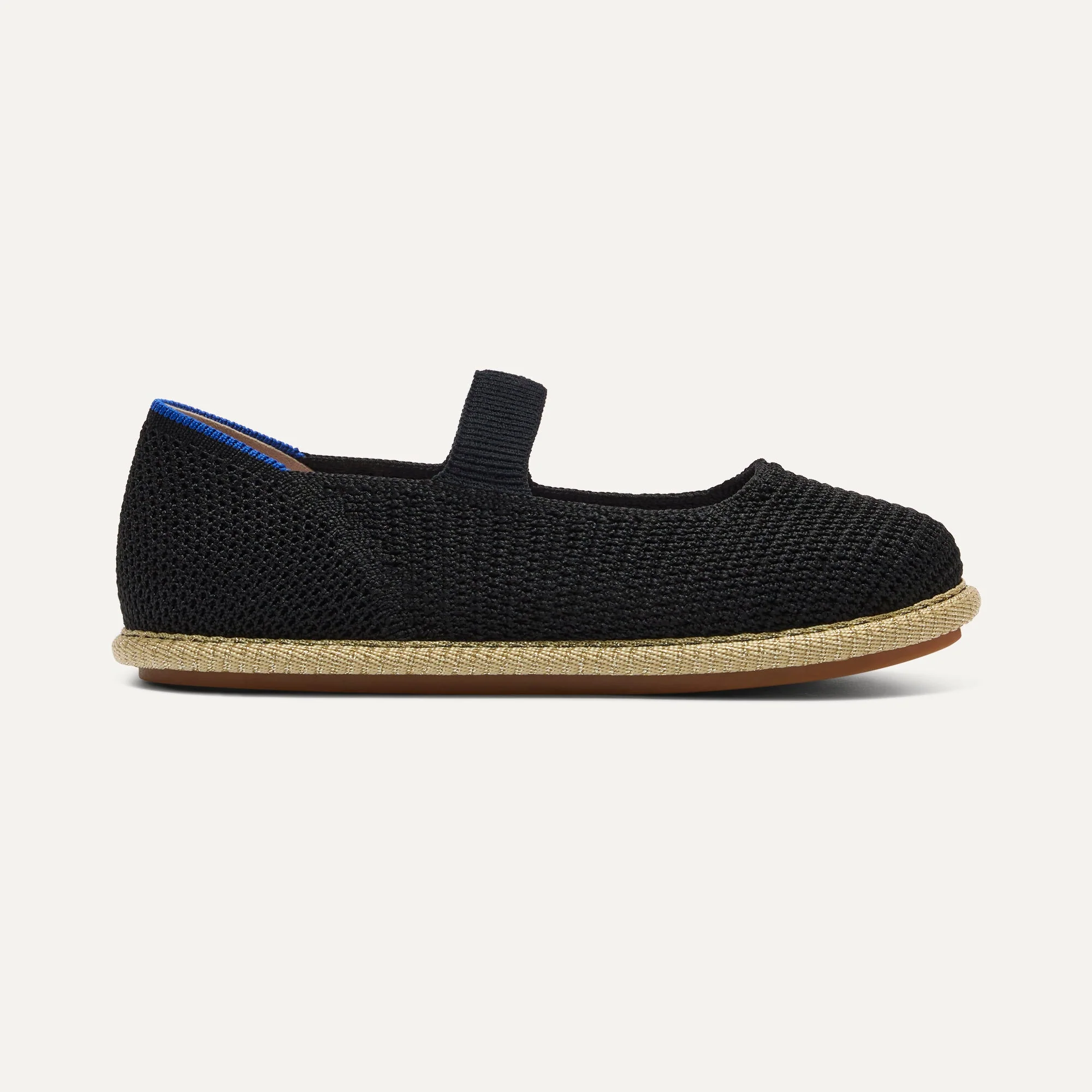 The Mini Mary Jane (for Kids) - Black Raffia-Knit - Image 6