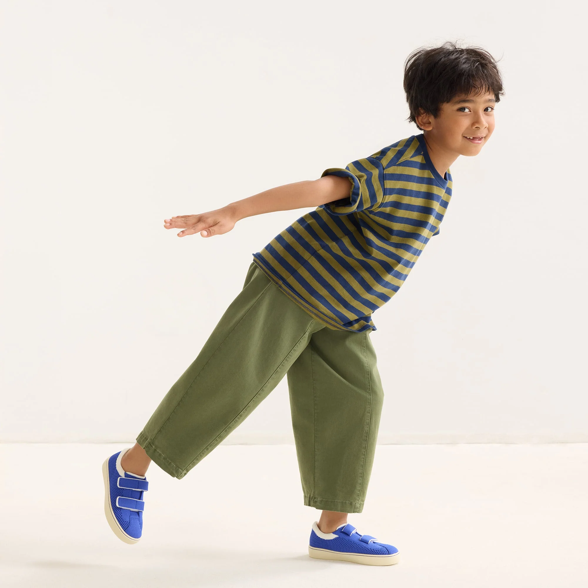 The Kids Strap Sneaker - Buoy Open-Knit - Image 3