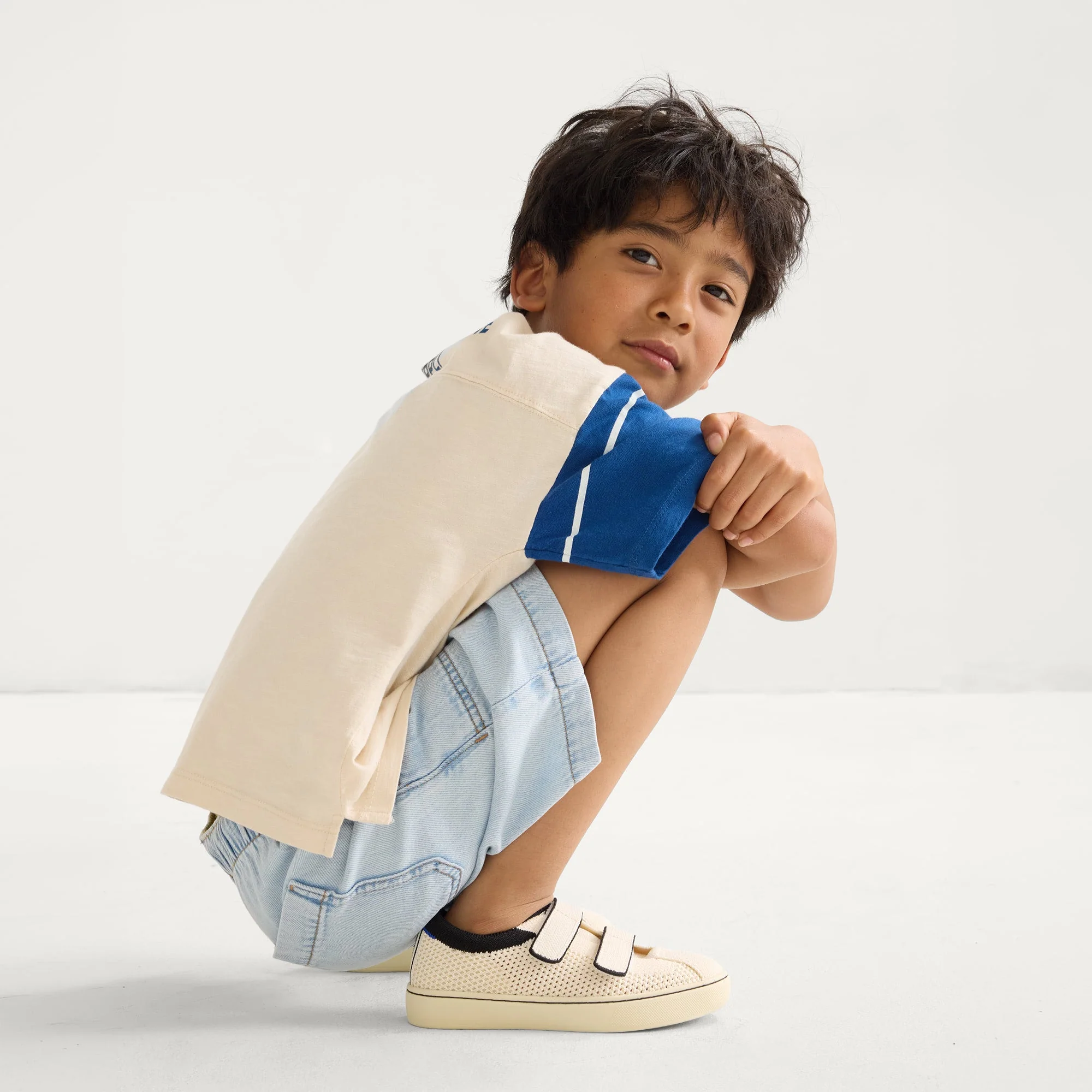 The Kids Strap Sneaker - Chess Open-Knit - Image 3