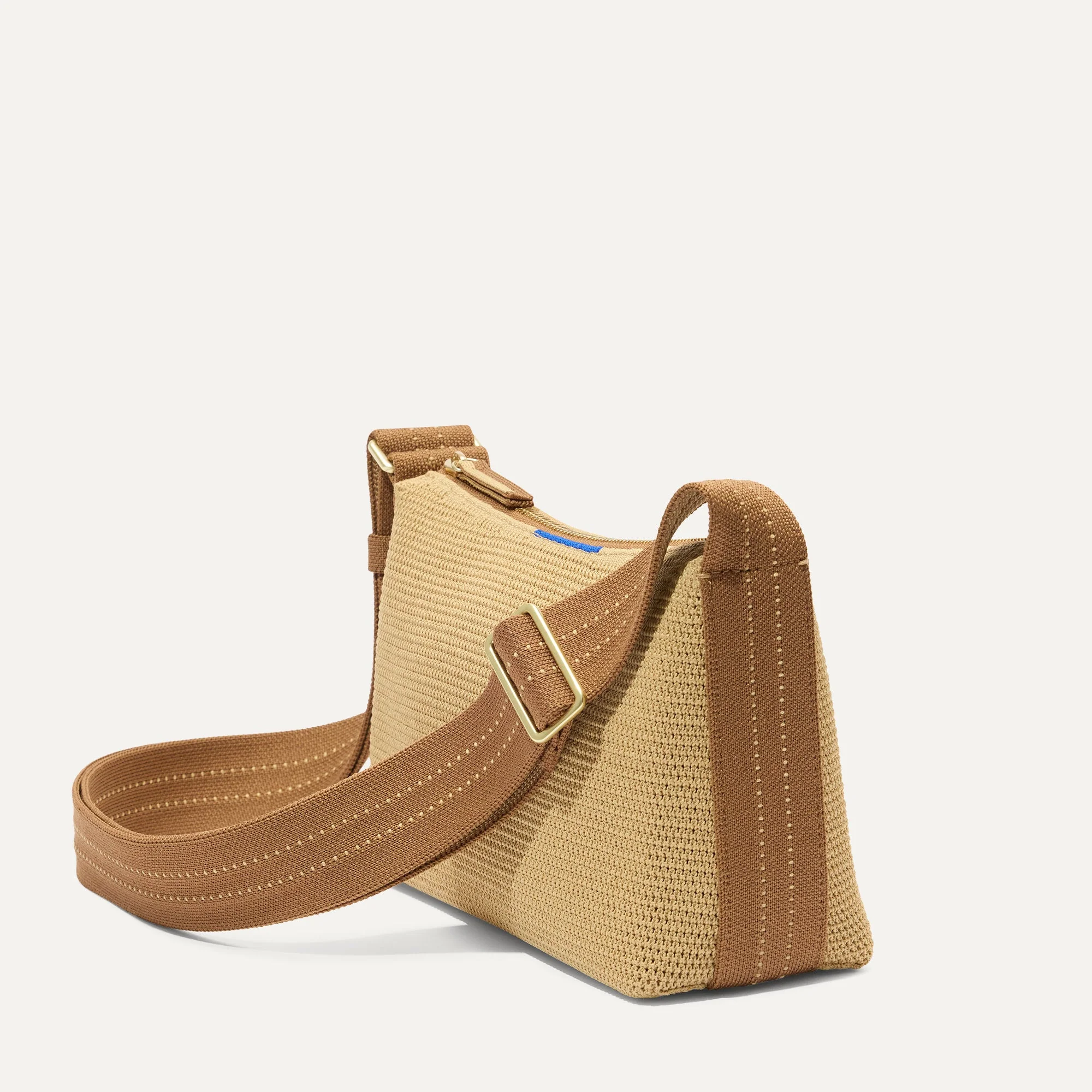 The Casual Crossbody - Brown Butter Raffia-Knit - Image 4