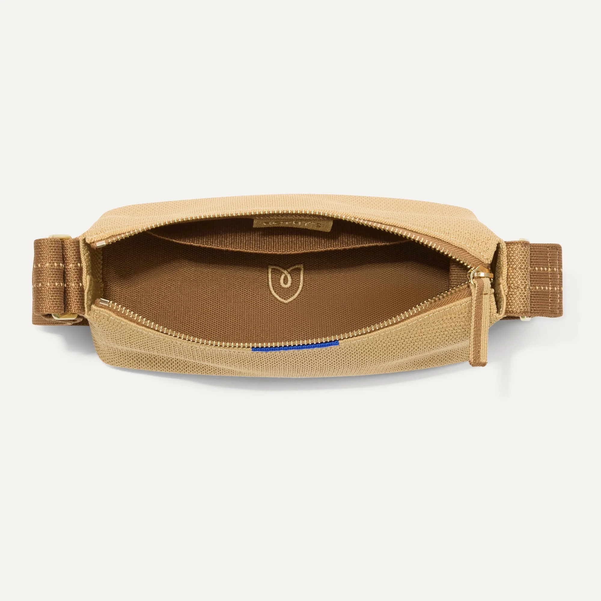 The Casual Crossbody - Brown Butter Raffia-Knit - Image 5