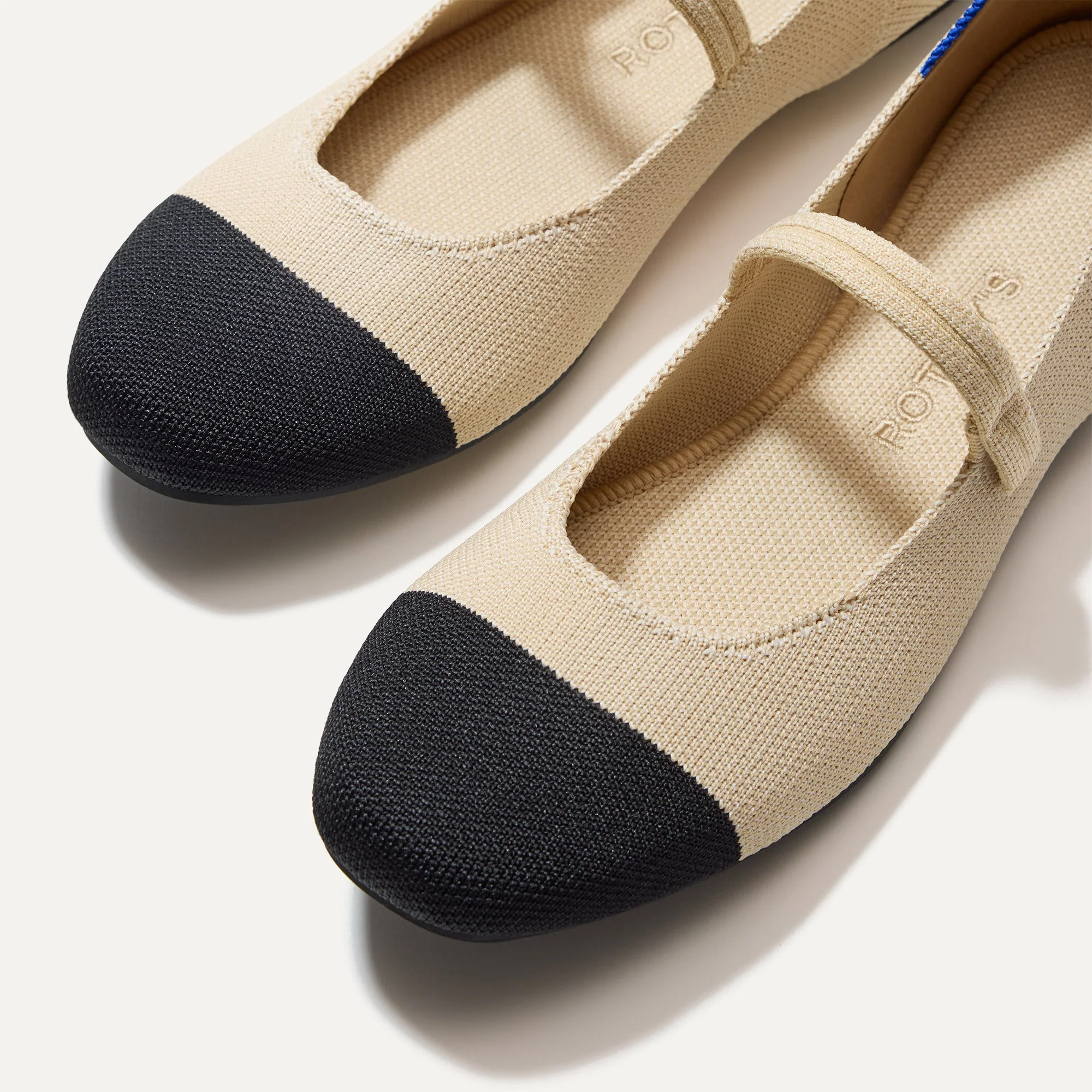 The Square Mary Jane - Cream Captoe - Image 7