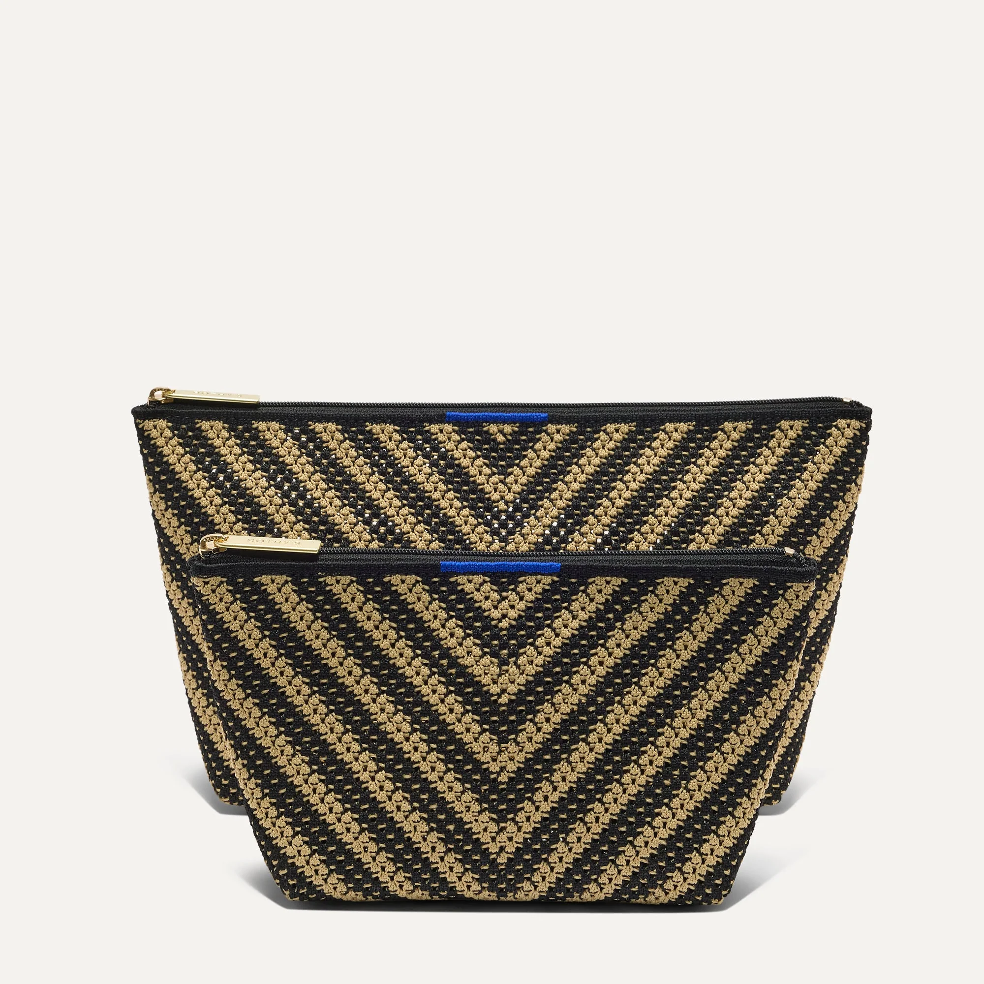 The Travel Pouch Set - Toffee Chevron - Image 2