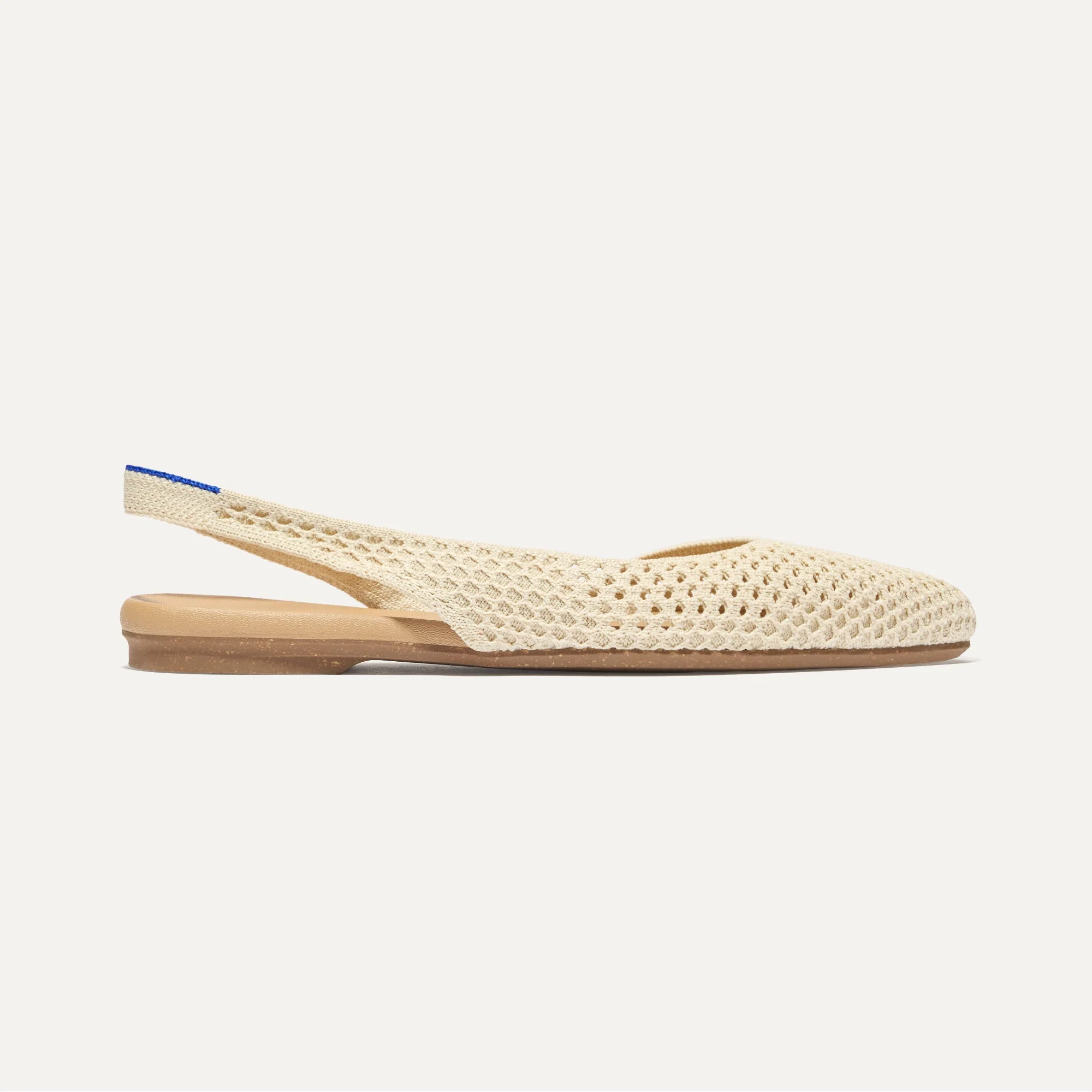 The Almond Slingback - Off White Mesh - Image 5