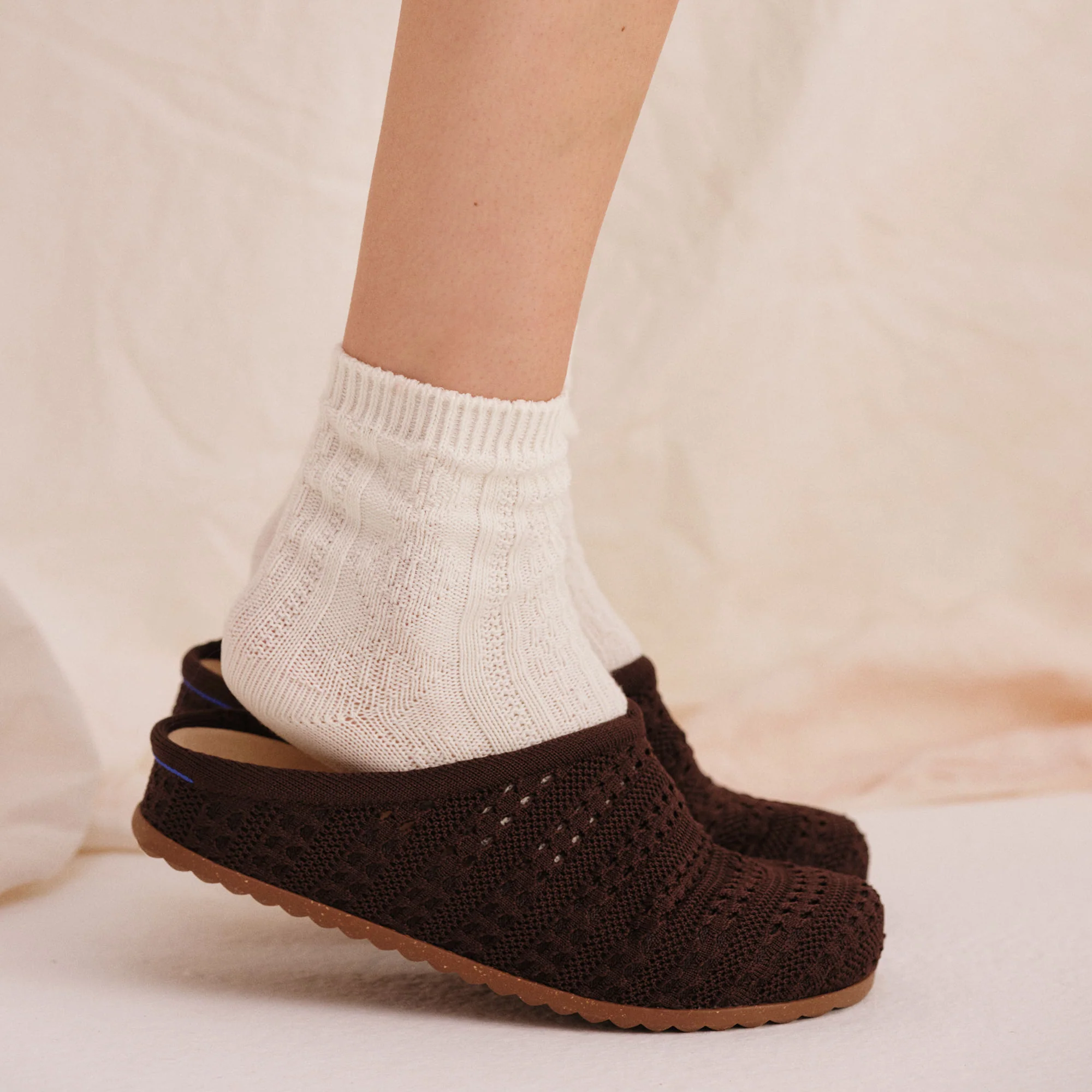 The Casual Clog - Chocolate Crochet - Image 2