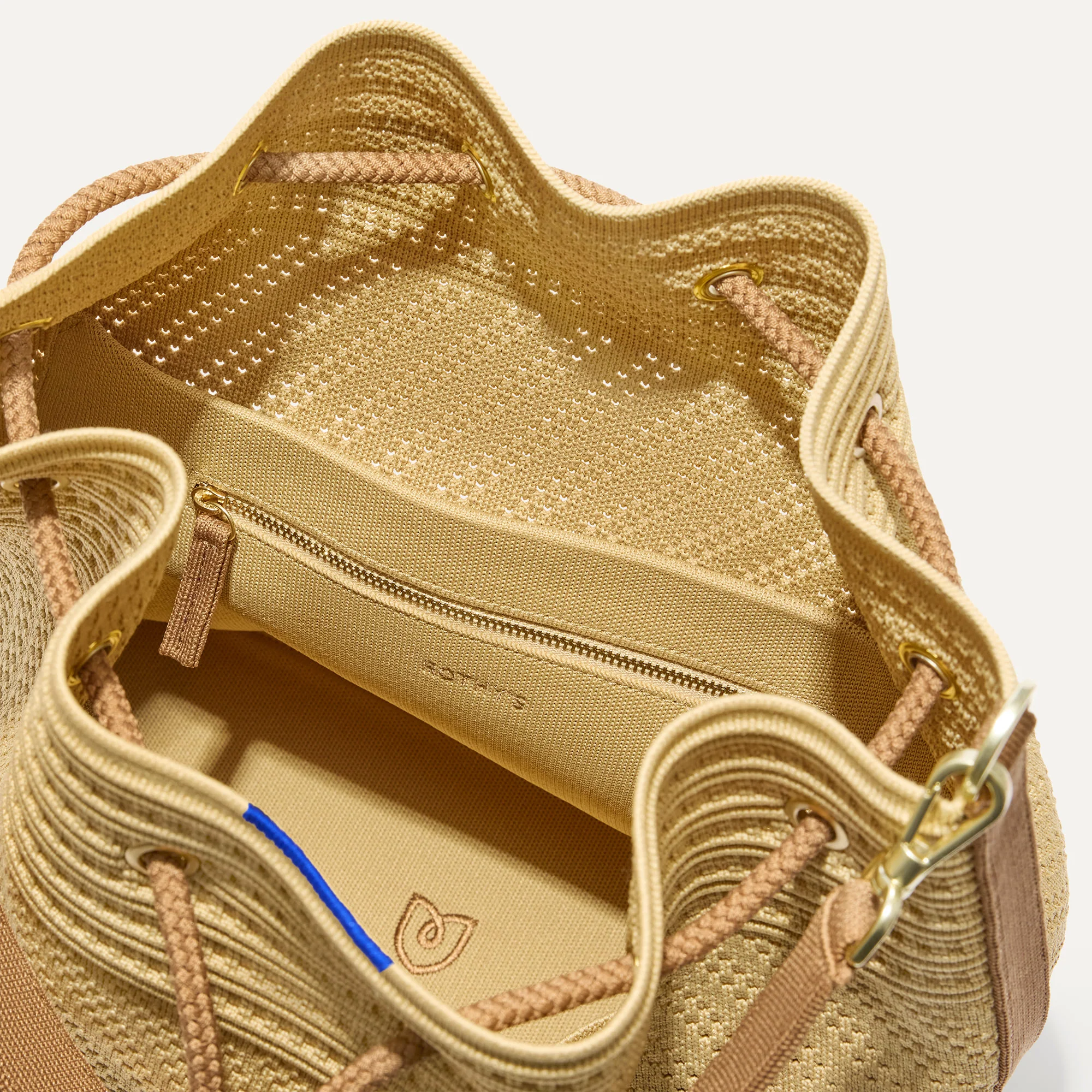 The Cinch Bucket Bag - Brown Butter Crochet - Image 8