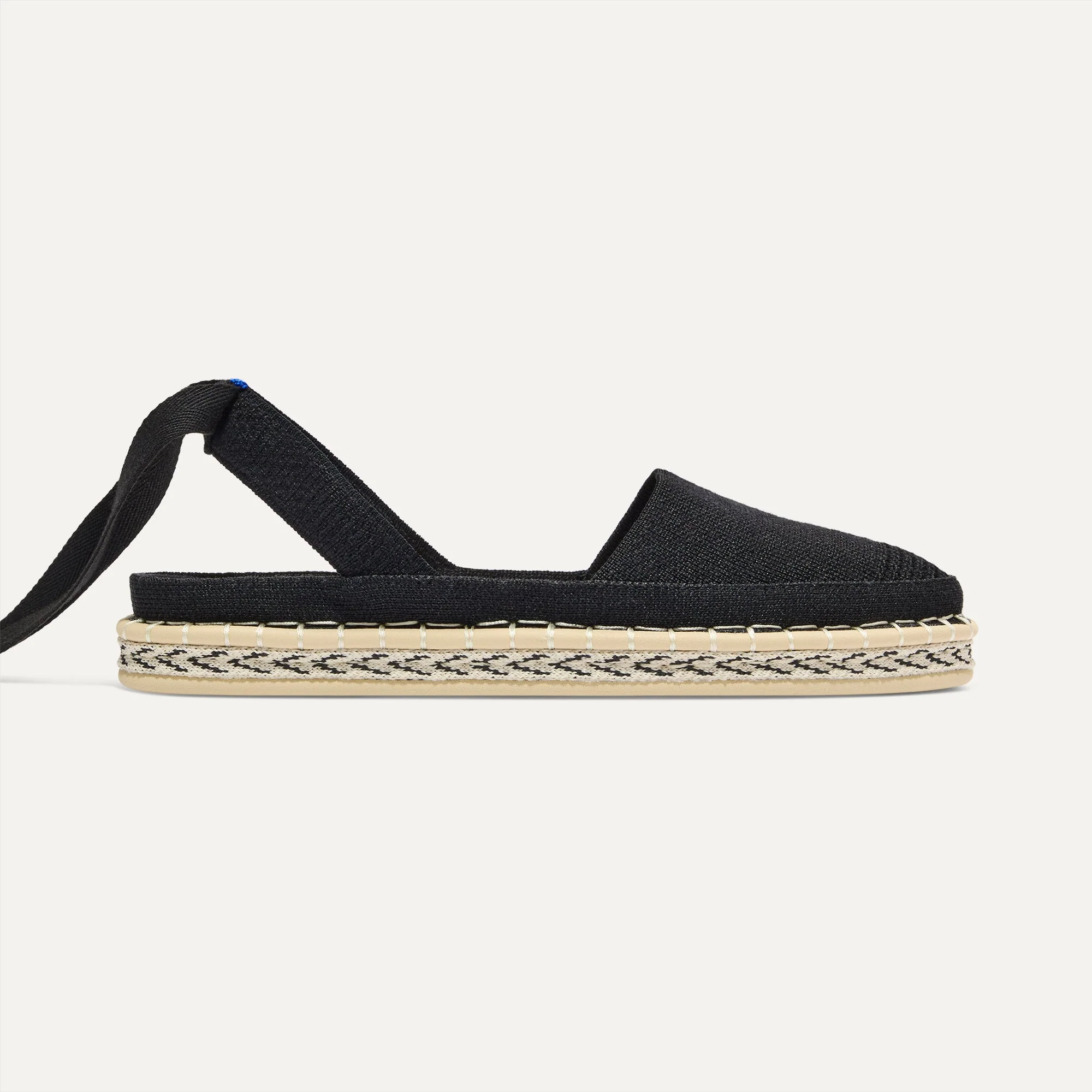 The D'Orsay Espadrille - Black - Image 5
