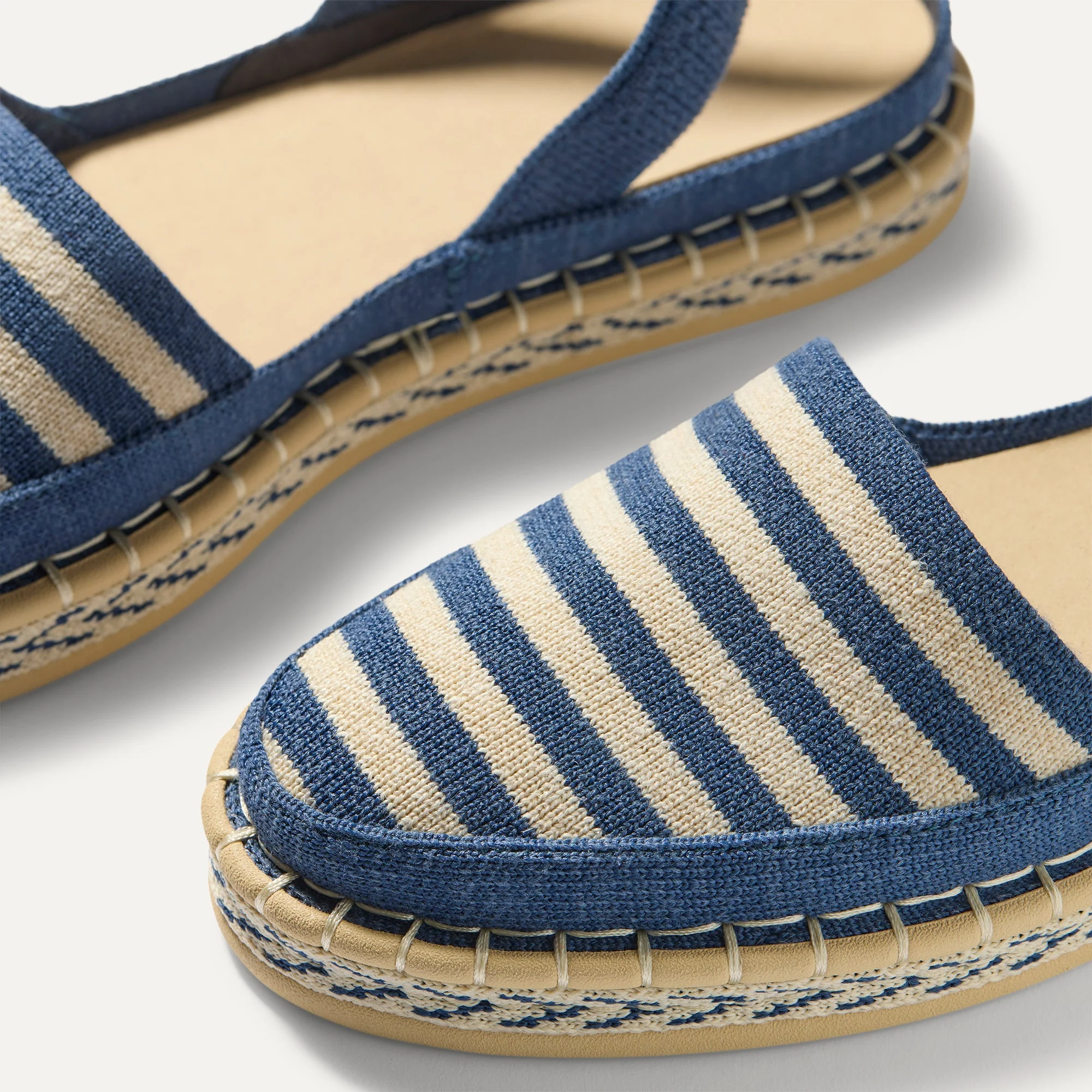The D'Orsay Espadrille - Deep Sea Stripe - Image 6