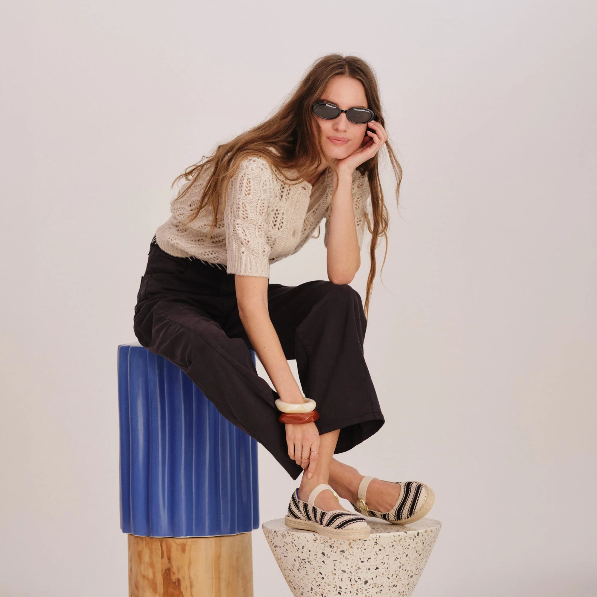 The Espadrille Mary Jane - Compass Stripe - Image 3