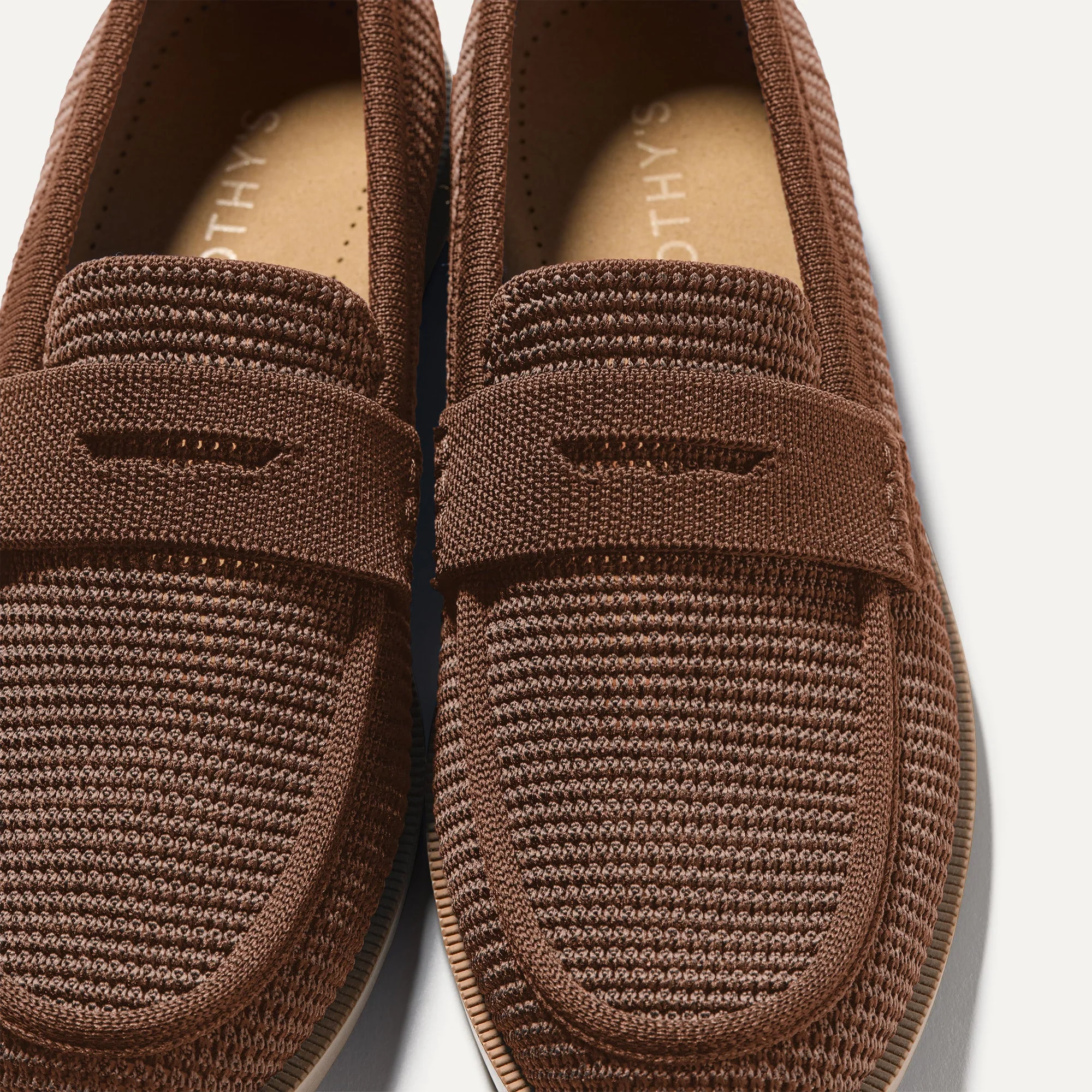 The Penny Loafer - Cinnamon Raffia-Knit - Image 4