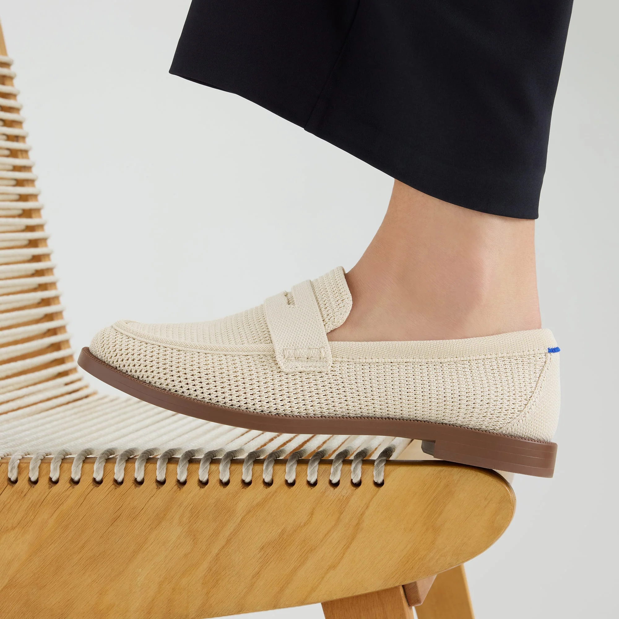 The Penny Loafer - Conch Raffia-Knit - Image 2