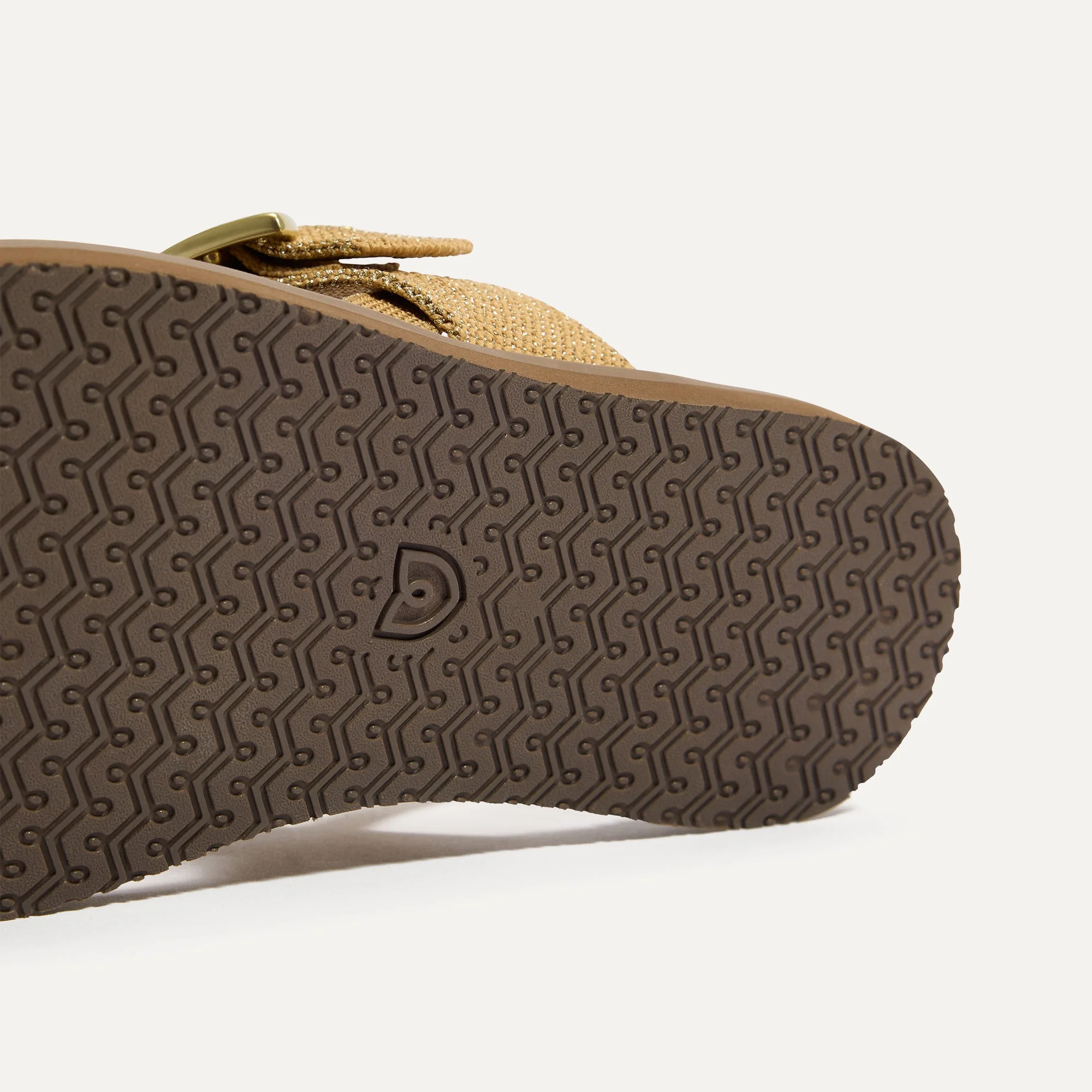The T–Strap Sandal - Metallic Golden Sun - Image 5